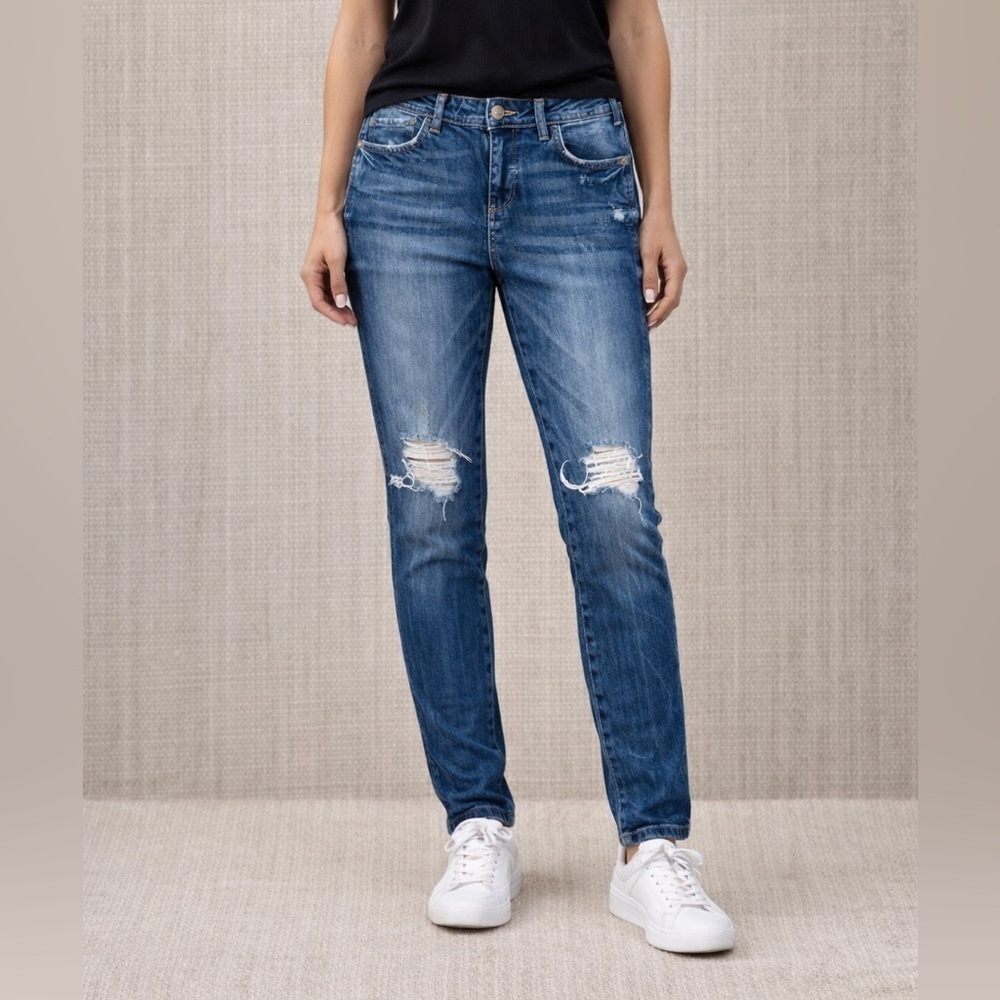 ZARA Trafaluc Denimwear High Rise Ankle Jeans